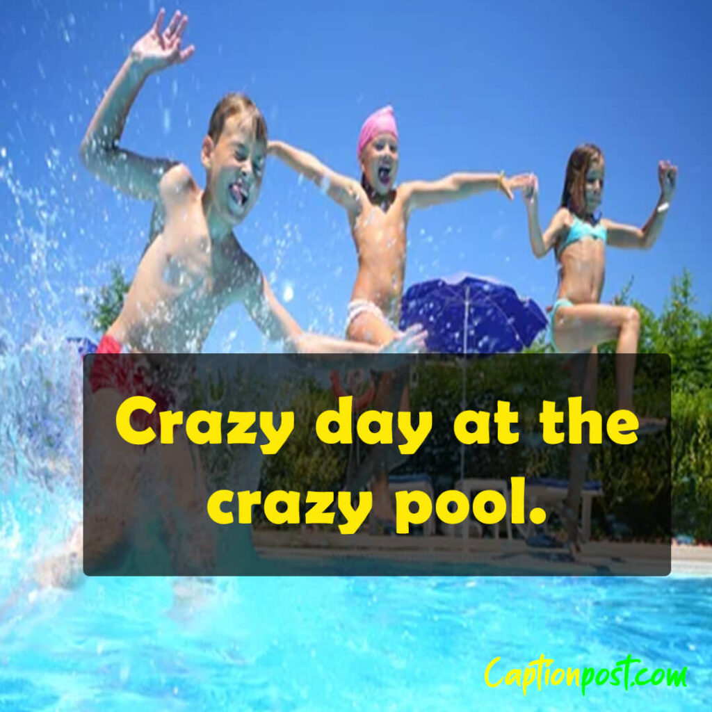 Crazy day at the crazy pool.