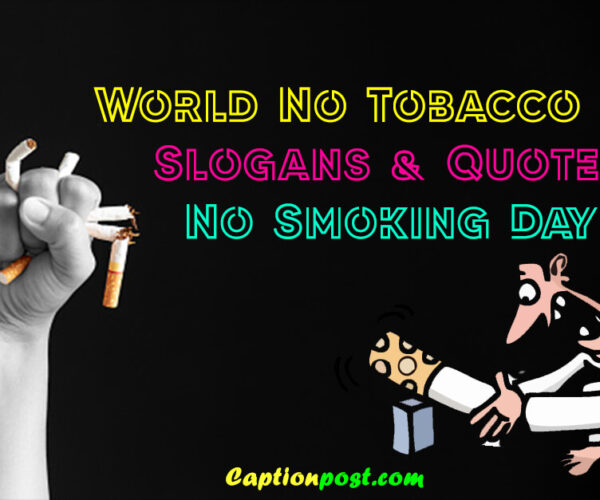 World No Tobacco Day Slogans & Quotes | No Smoking Day