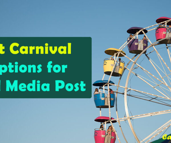 Best Carnival Captions for Social Media Post