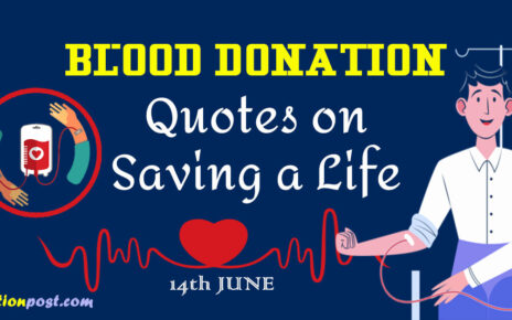 Blood Donation Quotes on Saving a Life