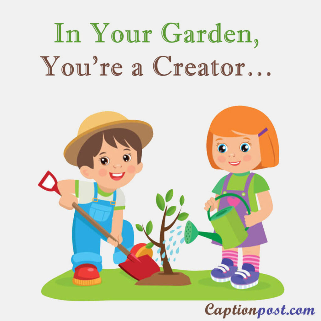 In Your Garden, You’re a Creator…