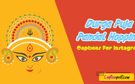 Durga Puja Pandal Hopping Captions For Instagram