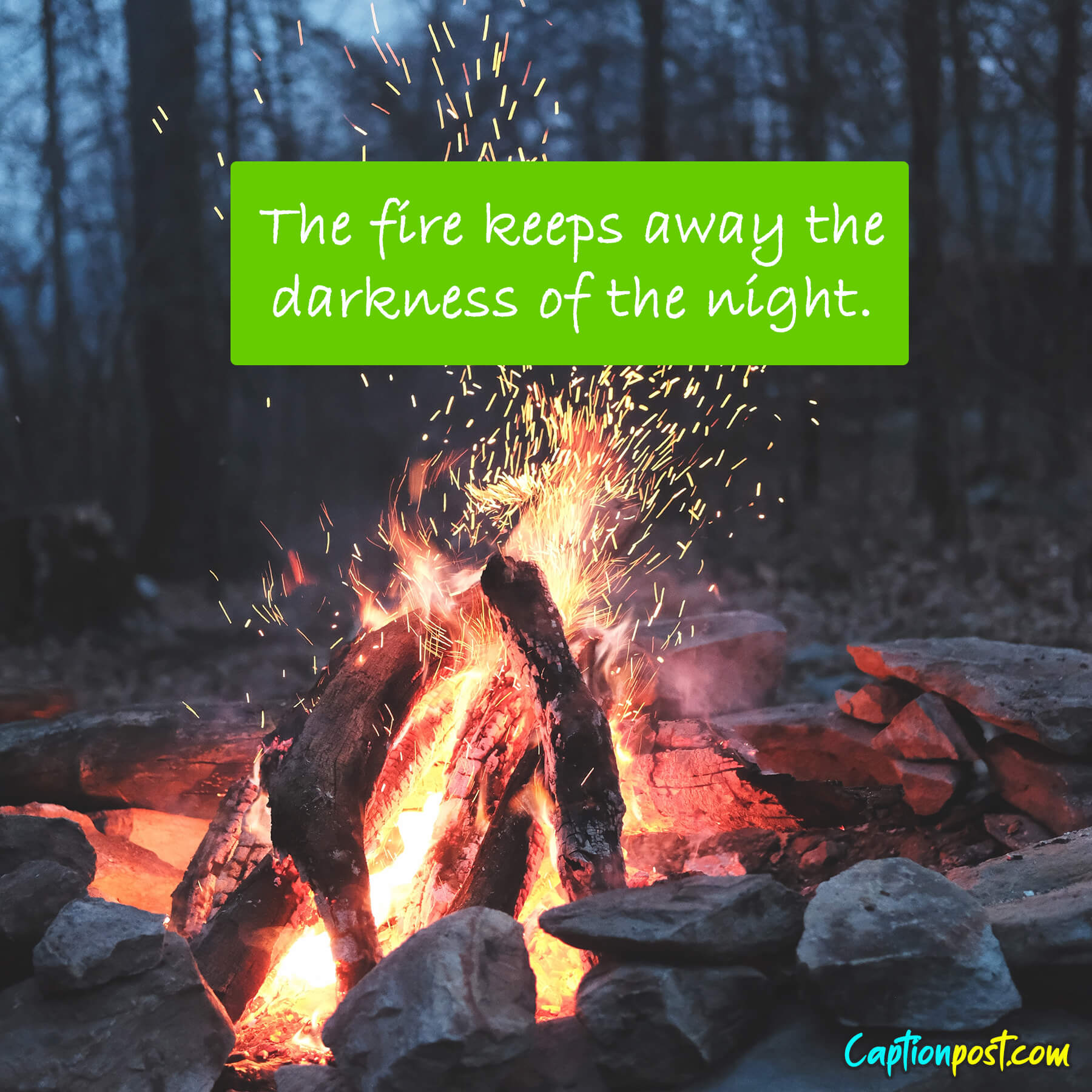 Bonfire Captions for Instagram Pictures - Captionpost