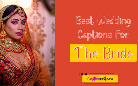 Best Wedding Captions For The Bride