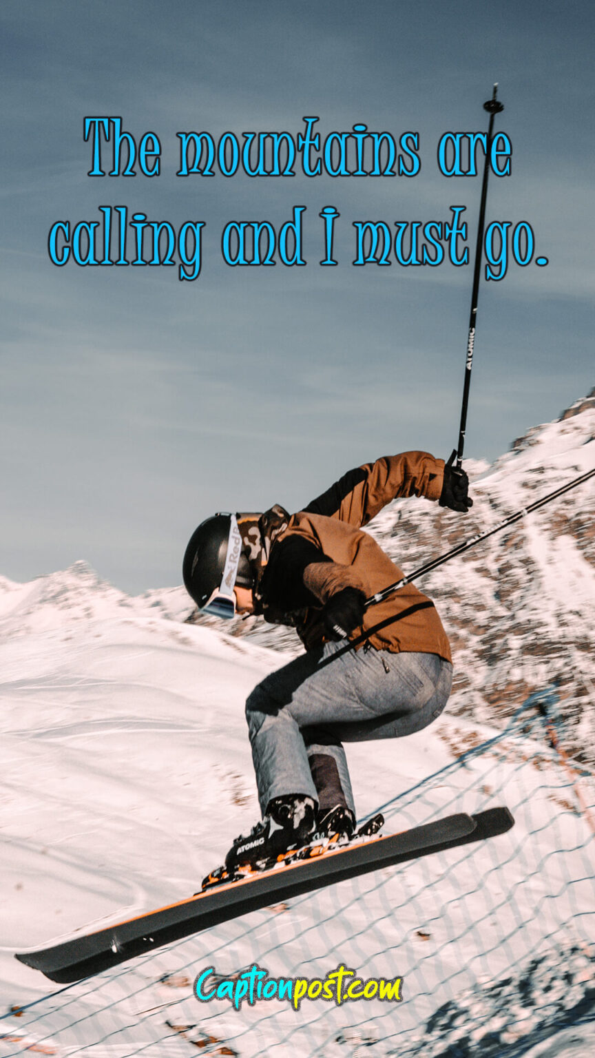 Unique Skiing Instagram Captions For Your Photos Captionpost