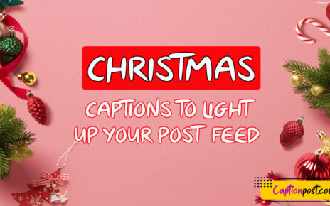 Christmas Captions To Light Up Your Post Feed