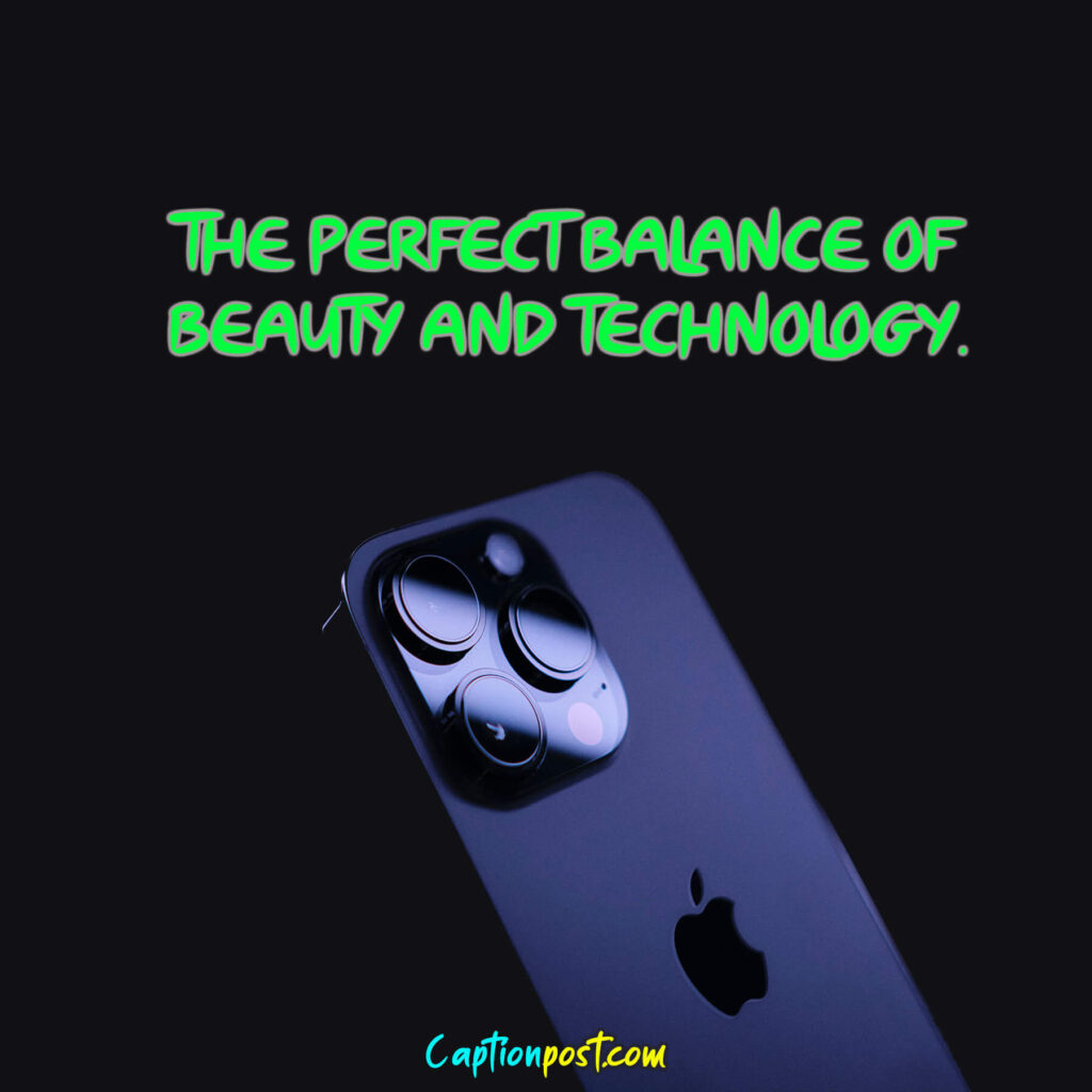The perfect balance of beauty and technology.