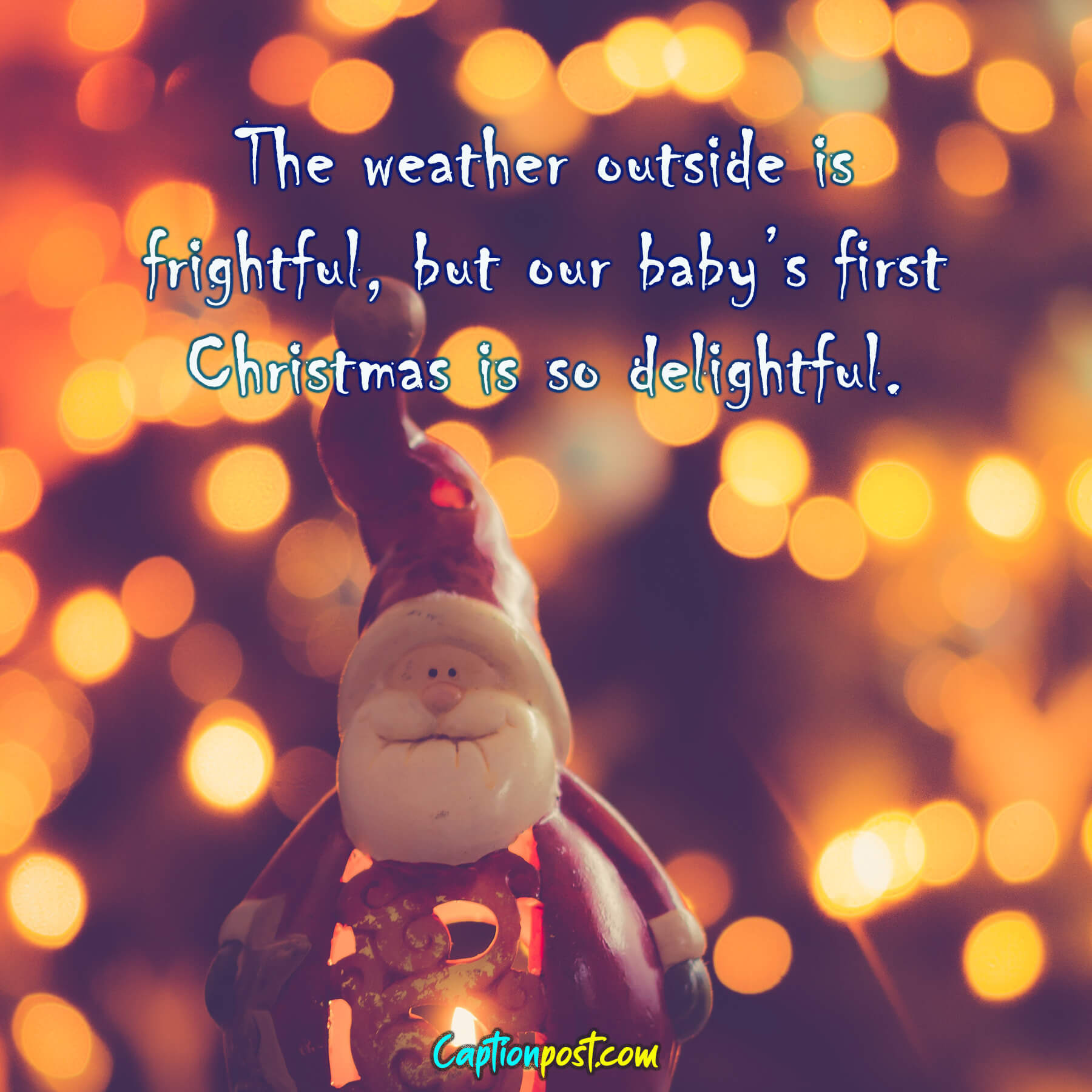 30+ Baby's First Christmas Captions For Instagram Captionpost