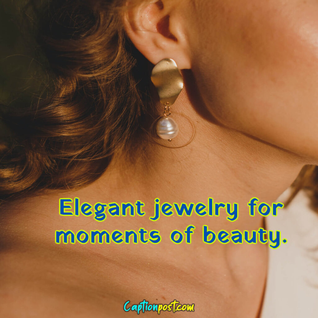 Elegant jewelry for moments of beauty.