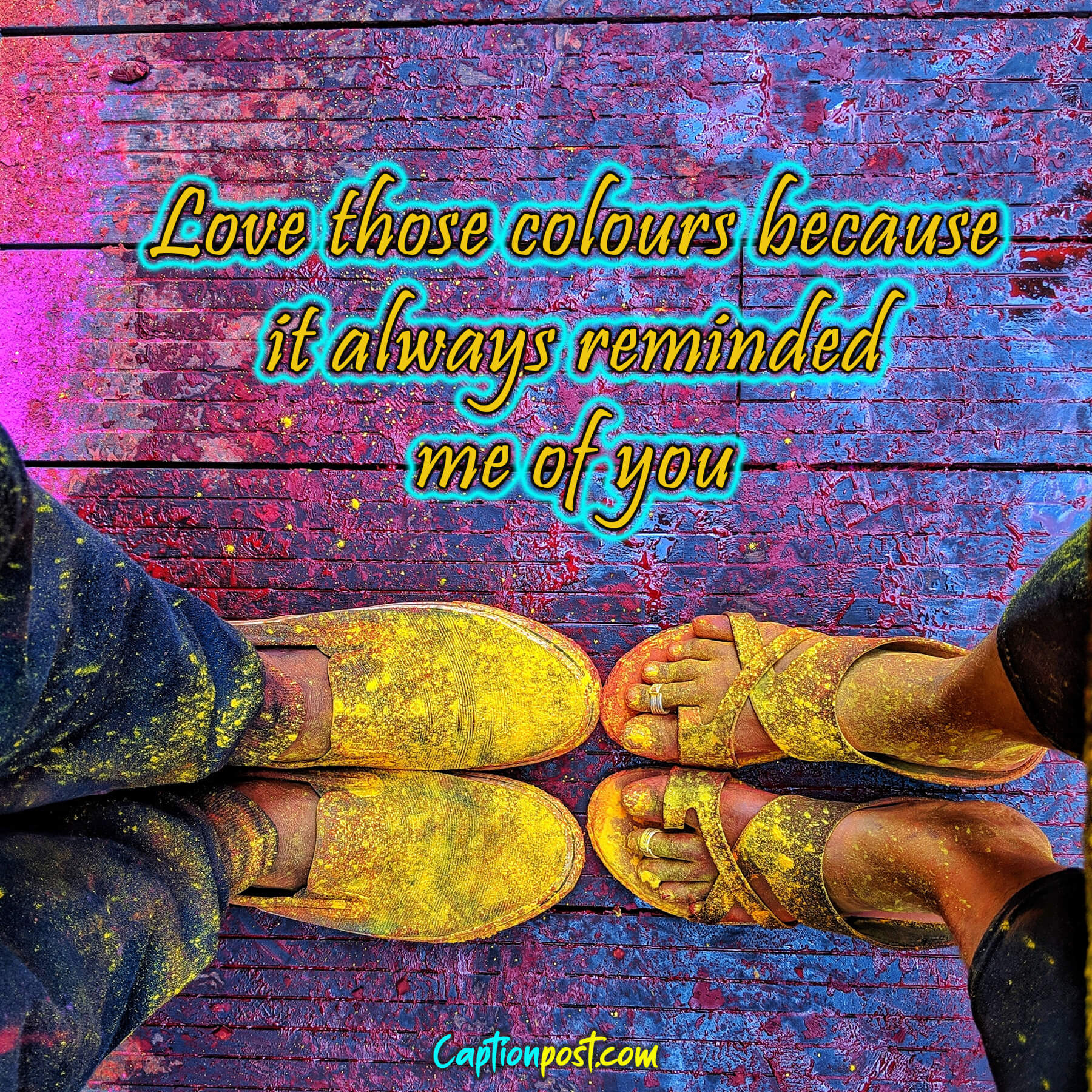 75+ Holi Captions for Your Colorful Pictures Captionpost