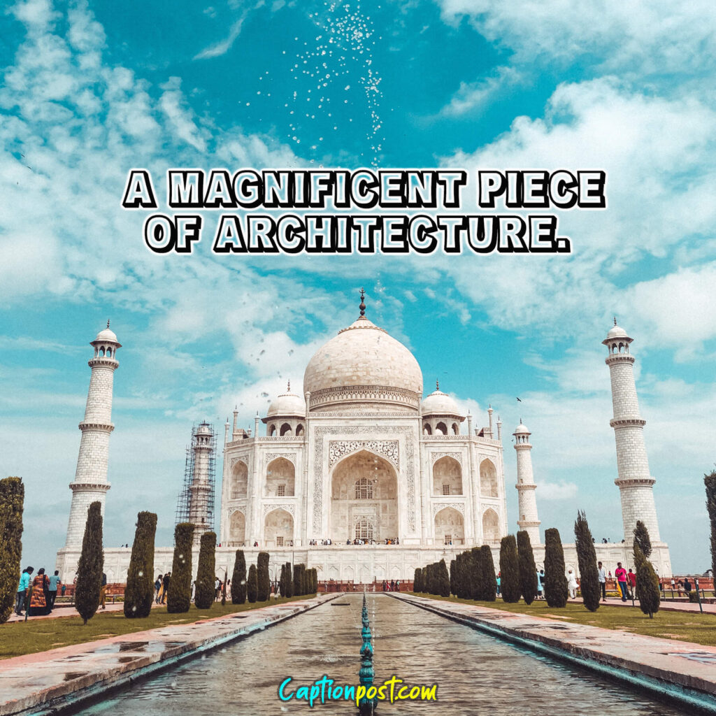 A magnificent piece of architecture