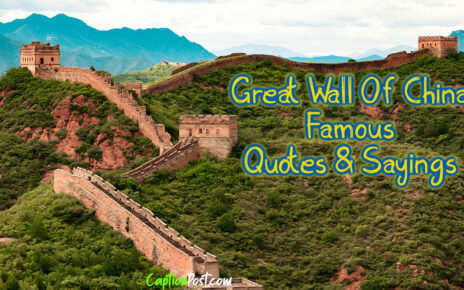 Great Wall Of China Famous Quotes & Sayings