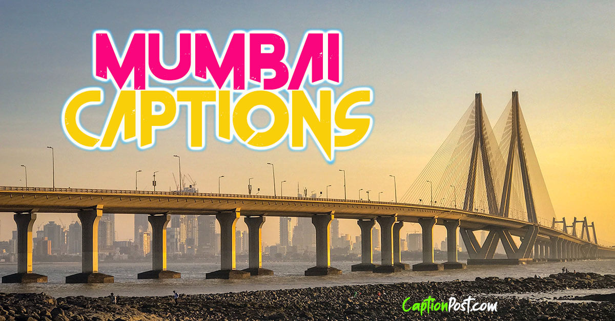 captions for mumbai visit