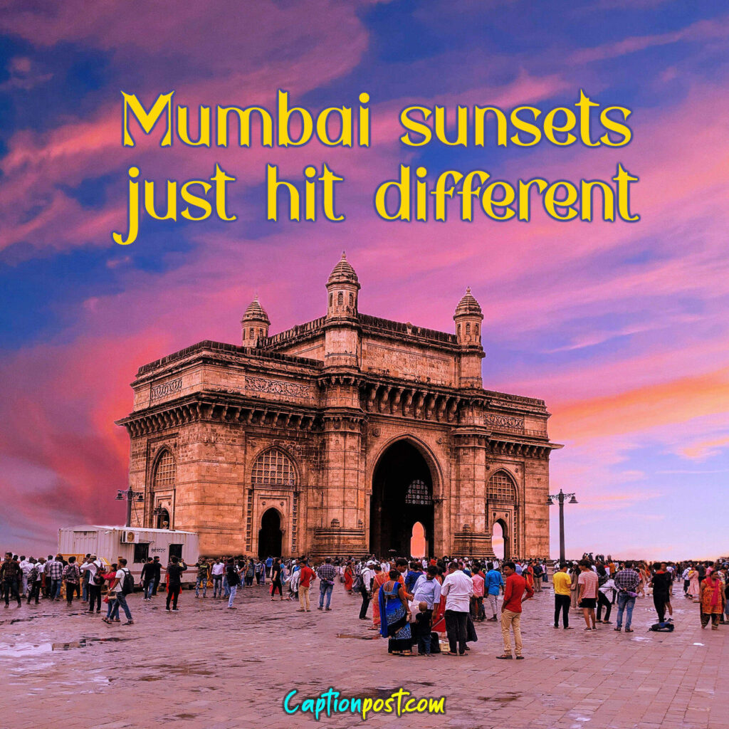 Mumbai sunsets just hit different.