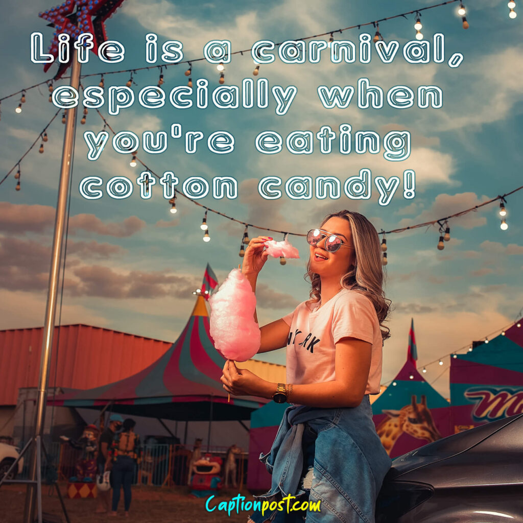 Funny Cotton Candy Captions For Instagram