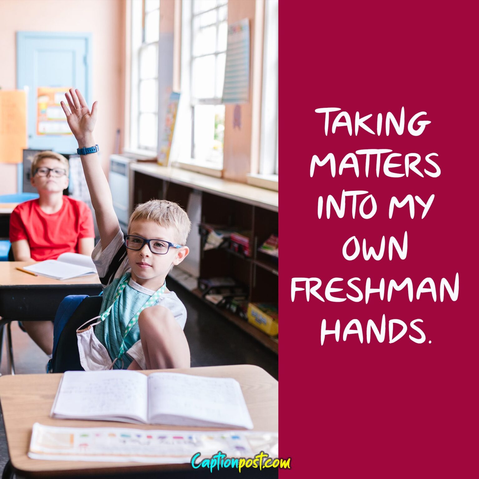 first day of school captions for parents