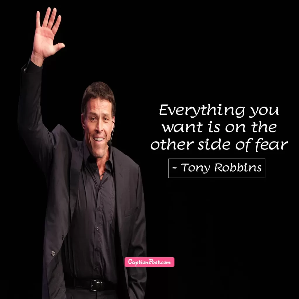 Tony Robbins Quotes On Fear / Failure