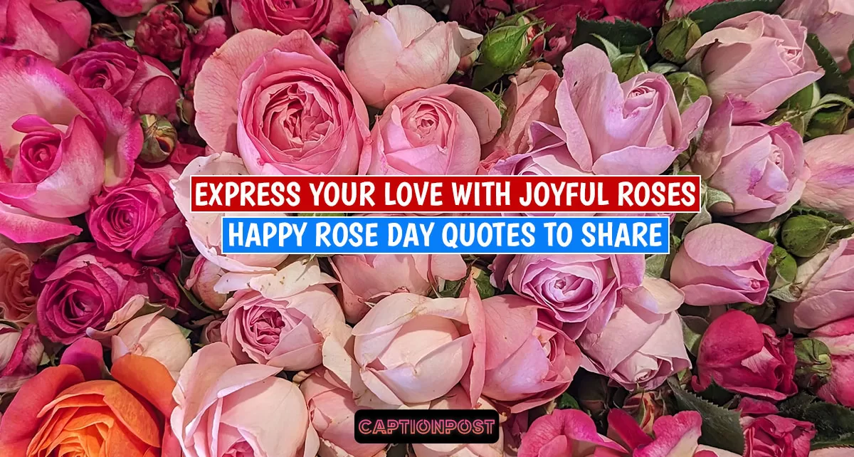 Express Your Love with Joyful Roses: Happy Rose Day Quotes to Share