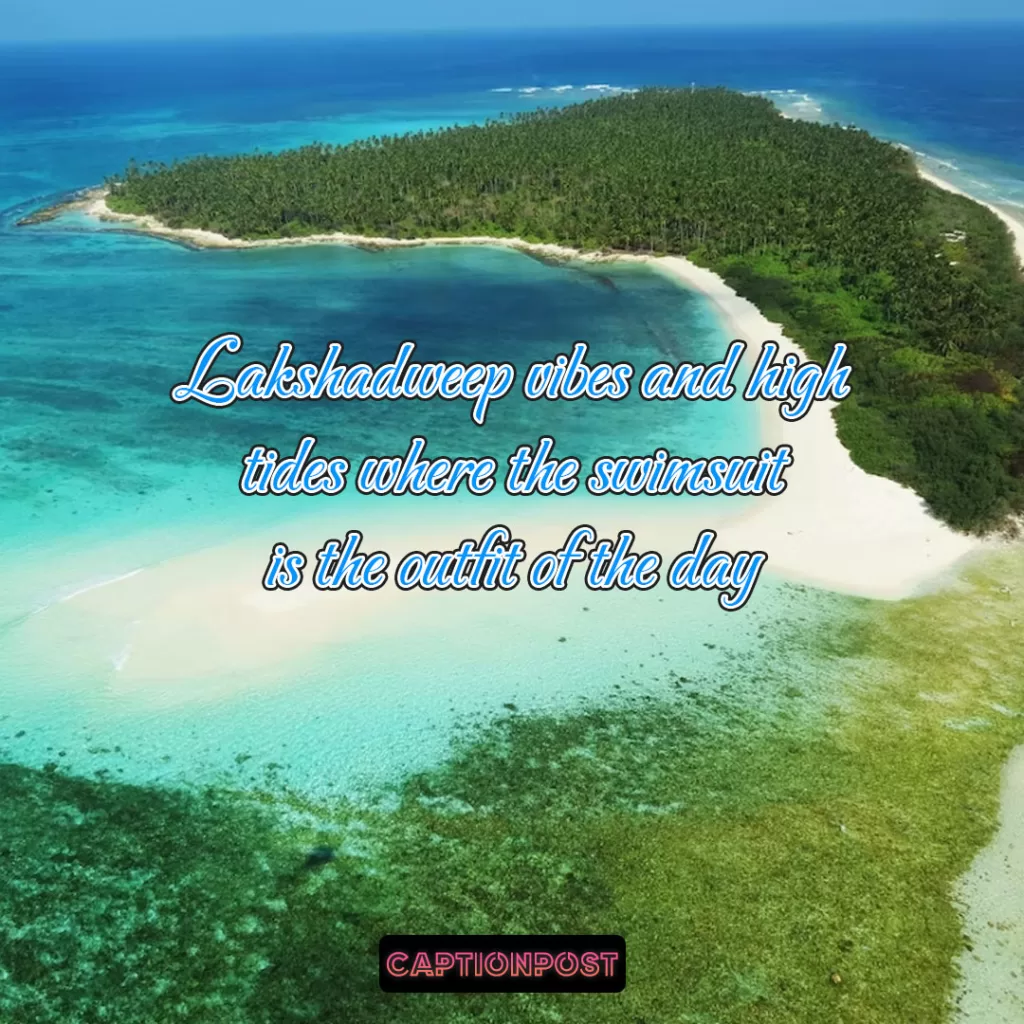Lakshadweep Instagram Captions For Swimsuits photos