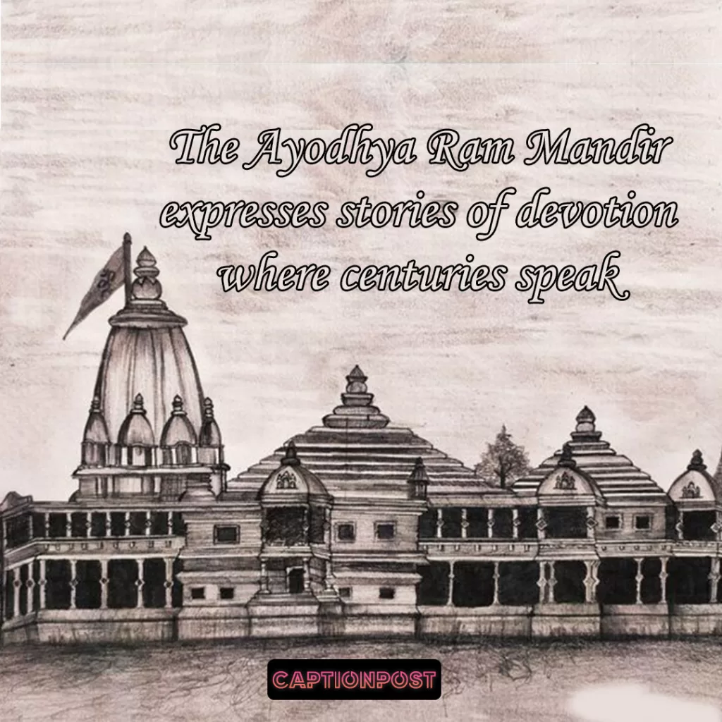 Best Ayodhya Ram Mandir Captions For Instagram
