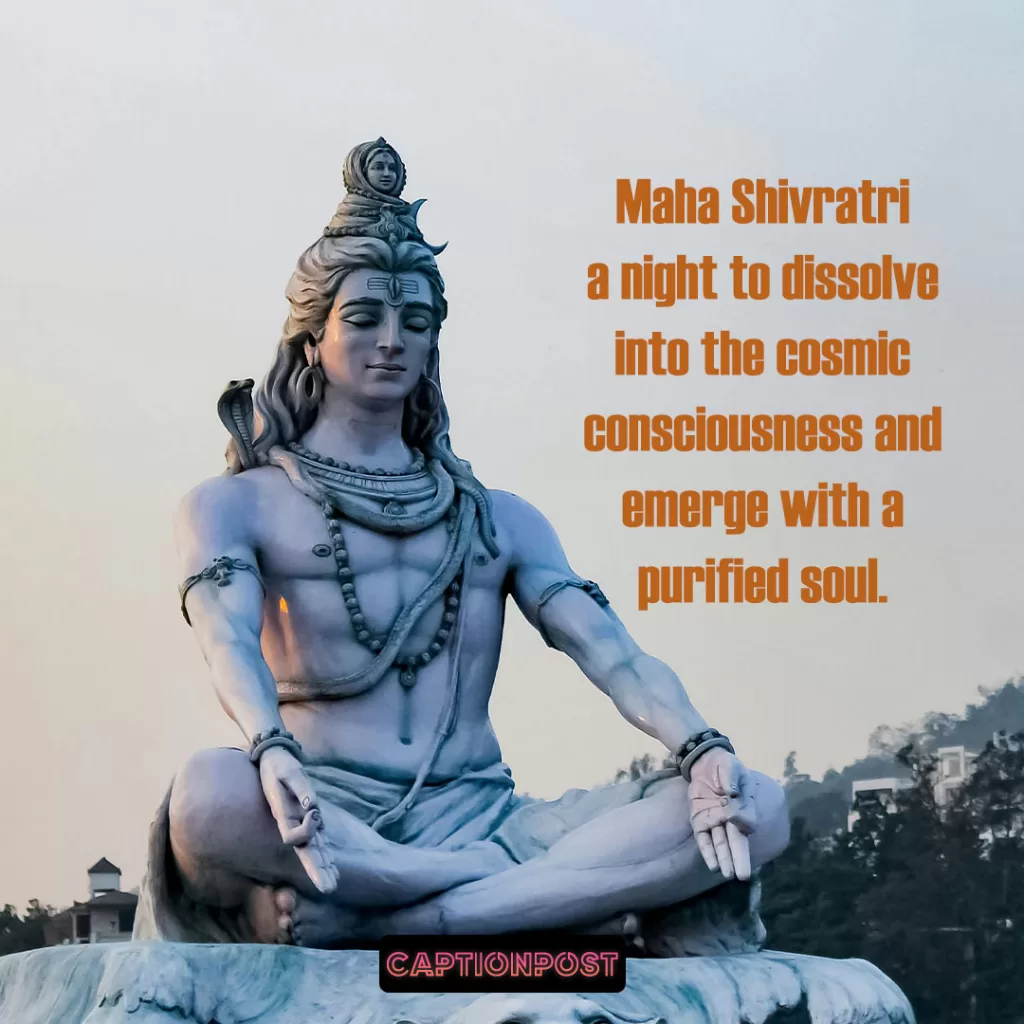 Spiritual Maha Shivratri Captions For Instagram