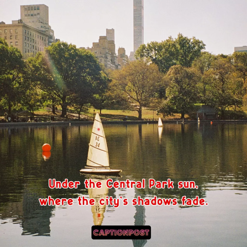 Inspiring Central Park Captions For Instagram